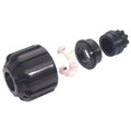 15MM OD X 22MM OD UNIVERSAL FITTING - 15-22mm Inlet x 25mm Body Outlet, Polyethylene Pipe Universal Transition Fitting, Adaptor Kit, Polypropylene, Air-ProAll images used are for illustrative purposes only