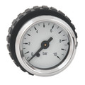 40MM 1/8" BSPT PANEL MOUNT GAUGE CNTR BK - 1/8" BSP Tapered Male, Panel Mount Gauge, Centre Back Connection, Dry Gauge, 40mm Dial Diameter, Working Pressure 0-10 bar, Air-ProAll images used are for illustrative purposes only