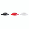 M/F + F/STRUC CUP  25MM  M5  SILICONE - 25mm Suction Area Diameter, IRHD of 60, Vmeca Suction Cup, FF Series, Nitrile Mark Free Flat Structure Suction Cup, Black, Working Temperature -20Â°C to +110Â°C, VmecaAll images used are for illustrative purposes