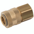 3/8" BSPP FEM   COUPLING BRASS UNPLATED - 1/4" BSP Parallel Female Coupling, Series 13KA, Standard, Parker Rectus, Pneumatic Quick Release, Valved, Brass, Nitrile Seal, Working Temperature -20°C to +100°C, Maximum Working Pressure 35 bar, Parker Rec 3/8" BSPP FEM   COUPLING BRASS UNPLATED - 1/4" BSP Parallel Female Coupling, Series 13KA, Standard, Parker Rectus, Pneumatic Quick Release, Valved, Brass, Nitrile Seal, Working Temperature -20°C to +100°C, Maximum Working Pressure 35 bar, Parker Rec