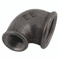 UNEQUAL 90 ELBOW F/F BSP 2"X1.1/4" BLACK - 1