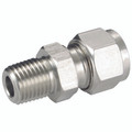1/2"  OD X 1/4" NPT  MALE STUD 316 ST.ST - 1" NPT Male, Hydraulic 316 Stainless Steel Twin Ferrule Imperial Compression Fitting, Stud Coupling, To Suit 1" Outside Diameter, PanamAll images used are for illustrative purposes only