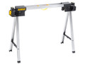 Dewalt DWST1-75676 Full Metal Sawhorse (Twin Pack) - The DEWALT DWST1-75676 pair of full metal saw horses are fitted with trigger clamps for vertical clamping and V-groove supports for round profiles and pipes