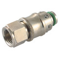 422 STRAIGHT FEMALE SOCKET 1/2" BSPP - 1/2" BSP Parallel Female, Pneumatic Quick Release, Coupling, 422 Straight Socket, Series 420-520 DN12, Standard, Brass Nickel Plated, Non Valved, Working Temperature 0Ã‚Â° to +200Ã‚Â°C, Maximum Working Pressure 15 ba