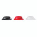 M/F + F/STRUC CUP  20MM  M5  COND SIL - 20mm Suction Area Diameter, IRHD of 60, Vmeca Suction Cup, FF Series, Nitrile Mark Free Flat Structure Suction Cup, Black, Working Temperature -20Â°C to +110Â°C, VmecaAll images used are for illustrative purposes