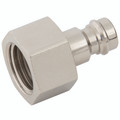 1/8' BSP FEMALE S-LOCK PLUG - 1/8" BSP Parallel Female Plug, Series 21KS, Safety Lock, Pneumatic Quick Release, Non Valved, Brass Nickel Plated, Working Temperature -20Ã‚Â°C to +100Ã‚Â°C, Maximum Working Pressure 35 bar, Parker RectusAll images used ar