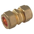 35MM OD EQUAL METRIC STR COUPLER BRASS - 10mm Outside Diameter, Metric Plumbing Compression Fitting, Equal, Straight Connector, Brass, Air-ProAll images used are for illustrative purposes only
