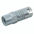 1/4" BSP FEMALE COUPLING TWIST-AIR TYPE - 1/4" BSP Parallel Female, Pneumatic Quick Release, Valved, Coupling, Series Twist-Air, Zinc Plated Mild Steel, Nitrile Seal, Working Temperature -15Ãƒâ€šÃ‚Â°C to +80Ãƒâ€šÃ‚Â°C, Maximum Working Pressure 17 bar, Air