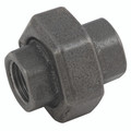 1.1/4"BSPP/BSPP FEM/FEM EQUAL UNION BLK - 3/8" BSP Parallel  Female, Malleable Iron Pipe Fitting, Black, Equal Union, Taper Seat, Fig