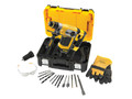 Dewalt D25417KT 4kg SDS Plus Combination Hammer 1000W 110V - The DEWALT D25417KT SDS Plus Combination Hammer 110V Version is fitted with a 3-mode selector dial: hammer and rotary, rotary only, hammer only, making it ideal for various jobsite applicatio