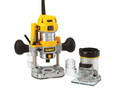 Dewalt D26204K 1/4in Premium Plunge & Fixed Base Combi Router 900W 240V - The DEWALT D26204K is a Premium 1/4 inch plunge and fixed base variable speed combination router with full wave electronic speed control with feedback which ensures the selected