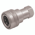 3/8"BSP  ISO10  ISO B STEEL CARRIER - 1/8" BSP Parallel Female, Valved, Hydraulic Quick Release, Coupling, ISO B Profile, PBV1 Series, Steel, Nitrile Seal, Working Temperature -25Ã‚Â°C to +100Ã‚Â°C, Maximum Working Pressure 500 bar, dnpAll images used