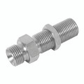 3/8" BSPP EQUAL M/M BULKHEAD & LOCKNUT - 1/4" BSP Parallel Male x 1/4" BSP Parallel Male, Hydraulic Adaptor Steel, Extended Complete with Locknut 60° Cone, Bulkhead, Zinc Plated Mild Steel, Maximum Working Pressure 350 bar, Burnett & HillmanAll imag 3/8" BSPP EQUAL M/M BULKHEAD & LOCKNUT - 1/4" BSP Parallel Male x 1/4" BSP Parallel Male, Hydraulic Adaptor Steel, Extended Complete with Locknut 60° Cone, Bulkhead, Zinc Plated Mild Steel, Maximum Working Pressure 350 bar, Burnett & HillmanAll imag