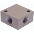 1/2" BSP EQUAL FEMALE CROSS ALUMINIUM - BSP Parallel Female x 1/2" BSP Parallel Female x 1 x 1/2" BSP Parallel Female, Manifold, Equal Cross, Aluminium, Air ProAll images used are for illustrative purposes only