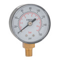 P/G ABS 50MM DIA. 0-16BAR/PSI G1/4 BOT - 50MM DIA