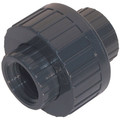 1.1/2" BSP FEMALE SPLIT UNION PVC - 1" BSP Parallel Female, UPVC Threaded Fitting, Wras Approved, Equal, Union, Working Temperature 0Ã‚Â°C to +60Ã‚Â°C, Maximum Working Pressure 0 to 12 bar, ComerAll images used are for illustrative purposes only