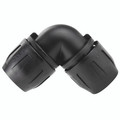 90O ELBOW PA 25MM - 16mm Nominal Bore, Black, Technopolymer, 90° Equal Elbow, Ring Main System, Working Temperature -15°C to +65°C, AircomAll images used are for illustrative purposes only 90O ELBOW PA 25MM - 16mm Nominal Bore, Black, Technopolymer, 90° Equal Elbow, Ring Main System, Working Temperature -15°C to +65°C, AircomAll images used are for illustrative purposes only