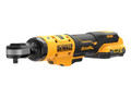 Dewalt DCF503D1 XR 3/8in Open Head Ratchet 12V 1 x 2.0Ah Li-ion - The DEWALT DCF503 XR 3/8in Open Head Ratchet has a brushless motor delivers up to 81Nm Torque, ideal for use with a wide variety of fastener sizes and applications