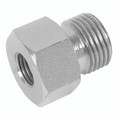 1/4"BSPPX1/8"BSPP M/F FIXED GAUGE ADAP - 1/8" BSP Parallel Male x 1/8" BSP Parallel Female, Hydraulic Adaptor Steel, 60Ã‚Â° Cone x Fixed Female, Gauge Adaptor, Zinc Plated Mild Steel, Maximum Working Pressure 350 bar, Burnett & HillmanAll images used a