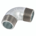 GALV EQUAL MALE ELBOW1" BSPT - 1/2" BSP Taper Male, 90Ã‚Â° Equal Elbow, Galvanised, Malleable Iron Fitting, EEAll images used are for illustrative purposes only