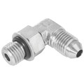 7/16"JIC 37 CNEx7/16"UNF M/M 90  POS ELB - 7/16" JIC Male x 7/16" UNF Male, Hydraulic Adaptor Steel, 37Ã‚Â° Cone x Positional Forged, 90Ã‚Â° Elbow, Zinc Plated Mild Steel, Maximum Working Pressure 310 bar, Burnett & HillmanAll images used are for illus