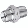 1/4" BSPP X 1/4" BSPT M/M ST.STEEL ADAPT - 1/4" BSP Parallel Male x 1/4" BSP Tapered Male, Hydraulic Adaptor, Straight, Stainless Steel, PanamAll images used are for illustrative purposes only 1/4" BSPP X 1/4" BSPT M/M ST.STEEL ADAPT - 1/4" BSP Parallel Male x 1/4" BSP Tapered Male, Hydraulic Adaptor, Straight, Stainless Steel, PanamAll images used are for illustrative purposes only