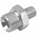 1" BSPP X 3/4" BSPT MALE ADAPTOR - 1/8" BSP Parallel Male x 1/8" BSP Tapered Male, Hydraulic Adaptor Steel, 60Ã‚Â° Cone, Zinc Plated Mild Steel, Maximum Working Pressure 350 bar, Burnett & HillmanAll images used are for illustrative purposes only