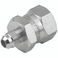 7/8" JIC x 5/8" BSPP M/F SWIV ADAP - 7/16" JIC Male x 1/8" BSP Parallel Female, Hydraulic Adaptor Steel, 37° Cone x Swivel Female 60° Cone, Zinc Plated Mild Steel, Maximum Working Pressure 310 bar, Burnett & HillmanAll images used are for illustr 7/8" JIC x 5/8" BSPP M/F SWIV ADAP - 7/16" JIC Male x 1/8" BSP Parallel Female, Hydraulic Adaptor Steel, 37° Cone x Swivel Female 60° Cone, Zinc Plated Mild Steel, Maximum Working Pressure 310 bar, Burnett & HillmanAll images used are for illustr