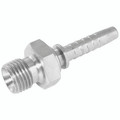 3/4" BSP X 3/4" MALE PUSH-IN STRAIGHT - 1/4" BSP Parallel Male, Hydraulic Insert, 60Ã‚Â¬Ã¢Ë†Å¾ Cone x Hose Tail, To Suit 1/4", Hose Inside Diameter, Zinc Plated Mild Steel, Burnett & HillmanAll images used are for illustrative purposes only