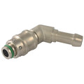 416 135° SOCKET 12MM ID - Pneumatic Quick Release, Coupling, Series 410-510 DN8, Standard, To Suit Hose Inside Diameter 10mm, Brass Nickel Plated Body, Non Valved, Working Temperature 0Ã‚Â° to +200Ã‚Â°C, Maximum Working Pressure 15 bar, AignepAll image