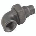 3/8"BSP MXF90 UNI.TAP.ELB BLK - 1/2" BSP Tapered Male x 1/2" BSP Parallel Female, Malleable Iron Pipe Fitting, Black, Union 90° Elbow Taper Seat, Fig 3/8"BSP MXF90 UNI.TAP.ELB BLK - 1/2" BSP Tapered Male x 1/2" BSP Parallel Female, Malleable Iron Pipe Fitting, Black, Union 90° Elbow Taper Seat, Fig