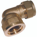 28MM OD X 1"    BSPPFEM ELBOW BRASS - 1/2" BSP Parallel Female x 10mm Outside Diameter, Metric Plumbing Compression Fitting, 90Ã‚Â° Stud Elbow, Brass, Air-ProAll images used are for illustrative purposes only