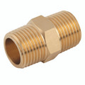 3/4" NPT X 3/4" BSPT BRASS M/M ADAPTOR - 3/4" NPT Male x 3/4" BSP Taper Male, Brass Adaptor, Equal, Straight, Air-ProAll images used are for illustrative purposes only
