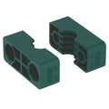 65.0MM OD POLYPROP 1-TUBE HALVES SIZE C4 - 6mm Outside Diameter, Hydraulic Tube Clamp, Series C Heavy Duty, Clamp Halves, Single Polypropylene, Group 1, RSBAll images used are for illustrative purposes only