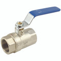 3/8"  BSPP BALL VALVE F/F BLUE LEVER - 1/4" BSP Parallel Female, Ball Valve, Blue Steel Long Handle, Brass Body, PTFE Seal, Working Temperature -15ï¿½C to +120ï¿½C, Maximum Working Pressure 25 bar, FT ProAll images used are for illustrative purposes on