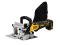 Dewalt DCW682NT XR Brushless Biscuit Jointer 18V Bare Unit - The DEWALT DCW682 XR Brushless Biscuit Jointer has a brushless motor that provides powerful and consistent cutting performance