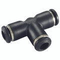 14MMOD EQUAL TEE - 4mm Outside Diameter, 55000 Series, 20 bar Rated, Equal, Tee, Plastic/Brass Nickel Plated, Working Temperature -20Ã‚Â°C to +80Ã‚Â°C, Maximum Working Pressure 15 bar, AignepAll images used are for illustrative purposes only