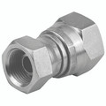 1/2"BSPP x5/8"BSPP SWIV F/F 60 CONE ADAP - 1/8" BSP Parallel Female x 1/8" BSP Parallel Female, Hydraulic Adaptor Steel, Swivel Female x Swivel Female 60Ã‚Â° Cone, Zinc Plated Mild Steel, Maximum Working Pressure 350 bar, Burnett & HillmanAll images us