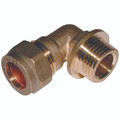 22MM OD X 1" BSPP MALE ELBOW BRASS - 1/2" BSP Parallel Male x 15mm Outside Diameter, Metric Plumbing Compression Fitting, 90Ã‚Â° Stud Elbow, Brass, Air-ProAll images used are for illustrative purposes only