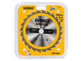 Dewalt Portable Construction Circular Saw Blade 165 x 20mm x 24T - DEWALT Construction Circular Saw Blade for use with portable machines to cut softwoods and composite materials