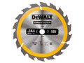 Dewalt Portable Construction Circular Saw Blade 184 x 16mm x 18T - DEWALT Construction Circular Saw Blade for use with portable machines to cut softwoods and composite materials