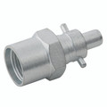 1/4" BSP FEMALE PLUG TWIST-AIR FIXED - 1/4" BSP Parallel Female, Pneumatic Quick Release, Non Valved, Plug, Non-swivel, Series Twist-Air, Zinc Plated Mild Steel, Working Temperature -15Ãƒâ€šÃ‚Â°C to +80Ãƒâ€šÃ‚Â°C, Maximum Working Pressure 17 bar, Air Pro<