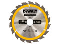 Dewalt Portable Construction Circular Saw Blade 190 x 30mm x 18T - DEWALT Construction Circular Saw Blade for use with portable machines to cut softwoods and composite materials