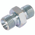 3/8" BSP X 1/2" BSP MALE MALE RESTRICTOR - 1/4" BSP Parallel Male x 1/4" BSP Parallel Male, Hydraulic Adaptor Steel, 60Ã‚Â° Cone with Restrictor Blank Only, Zinc Plated Mild Steel, Maximum Working Pressure 350 bar, Burnett & HillmanAll images used are