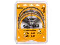 Dewalt DT1962 Construction Circular Saw Blade 3 Pack 216 x 30mm 2 x 24T 1 x 40T - The DEWALT DT1962 Construction Circular Saw Blades have been designed for use with stationary machines to cut softwoods and composite materials Dewalt DT1962 Construction Circular Saw Blade 3 Pack 216 x 30mm 2 x 24T 1 x 40T - The DEWALT DT1962 Construction Circular Saw Blades have been designed for use with stationary machines to cut softwoods and composite materials
