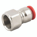 12MM OD X 1/2" BSPP FEM  STUD PUSHIN - 1/2" BSP Parallel Female x 12mm Outside Diameter, Push-in Fitting, Stud, Brass, Working Temperature -18Ã‚Â°C to +70Ã‚Â°C, Maximum Working Pressure 20 bar, AignepAll images used are for illustrative purposes only