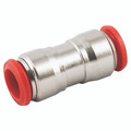 03MM OD X 03MM OD EQUAL STR PUSHIN - 14mm Outside Diameter, Push-in Fitting, Equal, Straight Connector, Brass, Working Temperature -18Ã‚Â°C to +70Ã‚Â°C, Maximum Working Pressure 20 bar, AignepAll images used are for illustrative purposes only