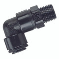 3/8" BSPT MALE SW ELBOW X 08MM OD TUBE - 1/8" BSP Taper Male x 4mm Outside Diameter, Metric Push-in Fitting, 90Ã‚Â° Stud Swivel Elbow, Plastic, Working Temperature 0Ã‚Â°C to +23Ã‚Â°C, Maximum Working Pressure 16 bar, John GuestAll images used are for i