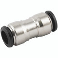 STRAIGHT CONNECTOR 12MM - 4mm Outside Diameter, Straight Connector, Push Fitting, Plastic/Brass Nickel Plated, Working Temperature -20Ã‚Â°C to +80Ã‚Â°C, Maximum Working Pressure 20 bar, AignepAll images used are for illustrative purposes only