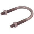 U-BOLT CLAMP 2-NUTS 32-46MM   SIZE STEEL - Hydraulic Tube Clamp, 2 Nut, U Bolt Clamp, Size 100 - 120mm, Steel, RSBAll images used are for illustrative purposes only